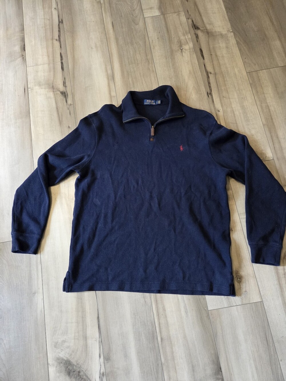 Polo by Ralph Lauren Navy Quarterzip Sweater